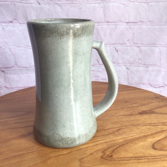 Artist Signed Ceramic Shamrock Handled Mugs - Set of 4 - Picture 5 of 12